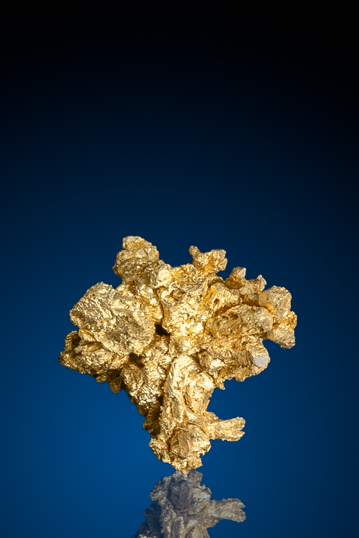 (image for) Beautiful Crystalline Gold from the Alleghany District, CA - 0.94 grams